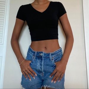 wild fable black v neck shirt